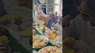 Easter Sunday 2025 is on 4/20!!! I Got the Munchies with the Easter Bunny and MY GRANDMA #shorts