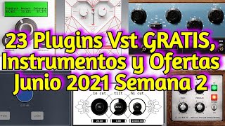 23 Mejores VST PLUGINS De Audio GRATIS, Instrumentos, Sample Packs y OFERTAS - Junio 2021 Semana 2