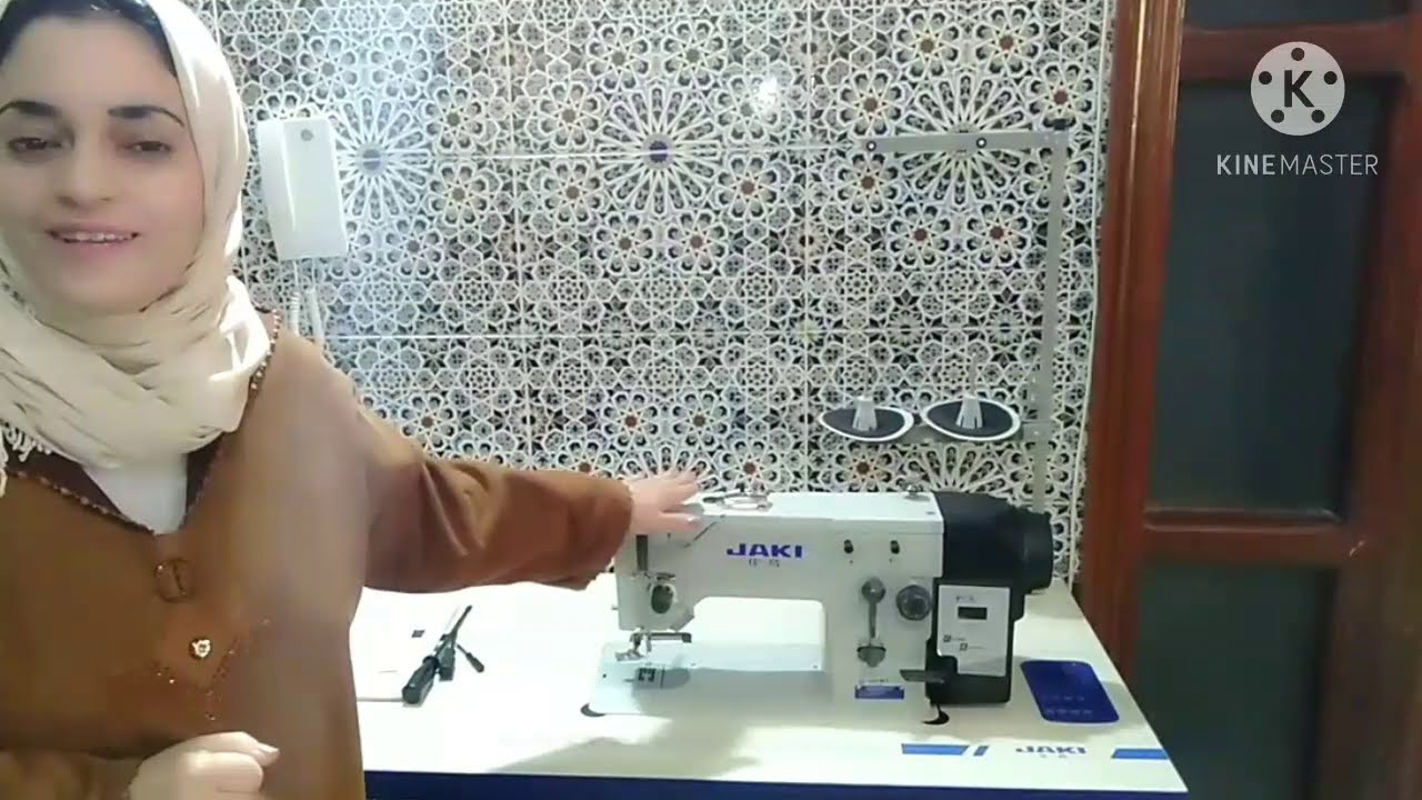 #ألة_الطرز_الرباطي_محرك_صامت#تعريف آلة الطرز جاكي محرك صامت👌