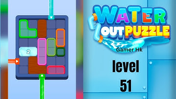 Water out puzzle level 51 Walkthrough Solution 
