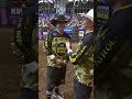Lucas Teodoro sacrifices it all to protect Dalton Kasel l from the 2X World Champion Bucking Bull