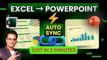 Linking Excel to PowerPoint Made EASY in Seconds