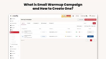 What is Email Warmup Campaign & How to Create one? | Easify Marketing | Tutorial