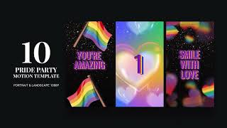 Pride Party Mirror Screen Animations | TemplatesBooth screenshot 5