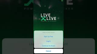 How to CREATE ACCOUNT in LIVEXLIVE app? screenshot 3