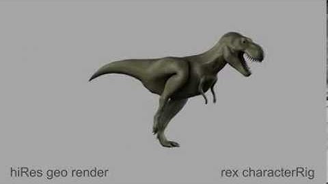 trex character Rig