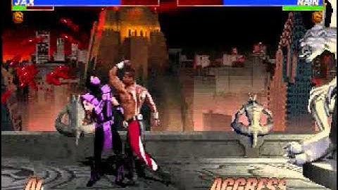 Mortal Kombat Trilogy MK2 Jax champion tower(part 2)