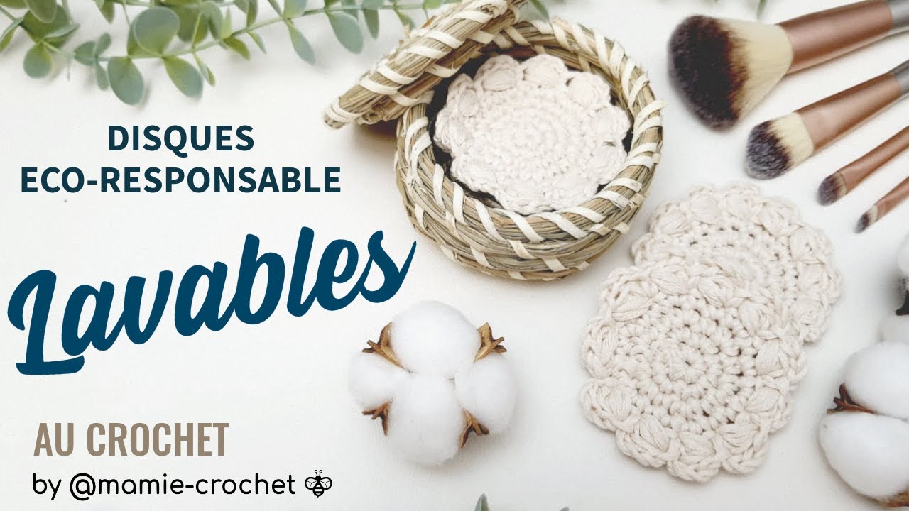 Comment faire DES LINGETTES LAVABLES // DEBUTANTES AU CROCHET TUTO pas a pas  
