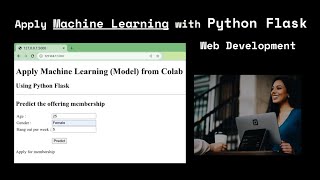 Apply ML model with Web App using Python Flask