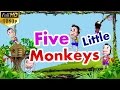 Five little monkeys jumping on the bed  nursery rhyme collection