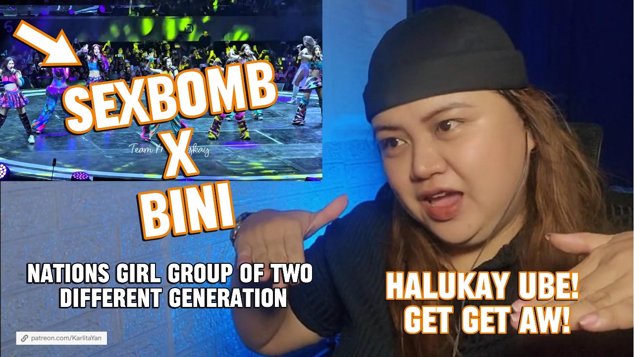 REACTION! BINI Surprise guest sa Sexbomb Concert, Halukay Ube !  The Collaboration we didn't expect