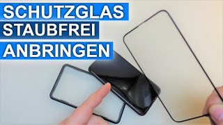 Staub Auf Dem Panzerglas Entfernen Und Neu Anbringen, So Gehts.