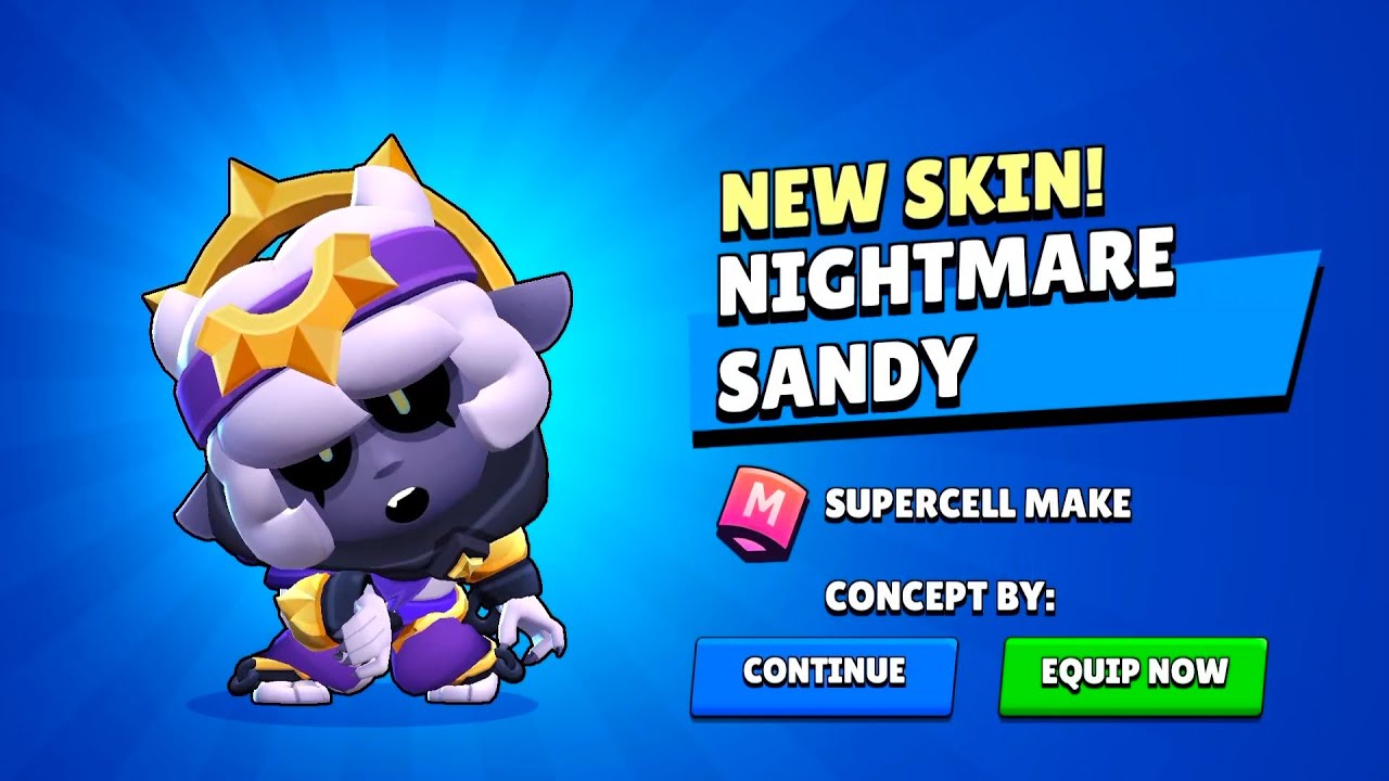 Nightmare Sandy Arrives! Unlock ALL Brawl Stars Skins & Conquer the ...