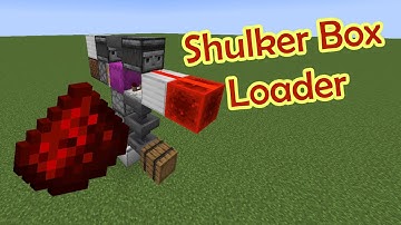 Tileable 1 Block Wide SHULKER BOX LOADER || Redstone Tutorial