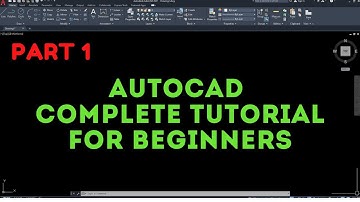 Autocad Tutorial for Beginners Part 1