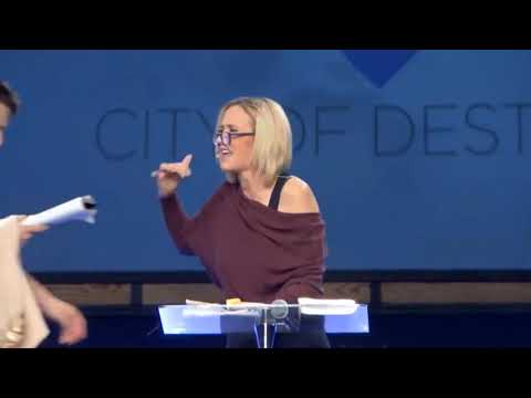 Paula White auditioning for Elphaba in "WICKED"