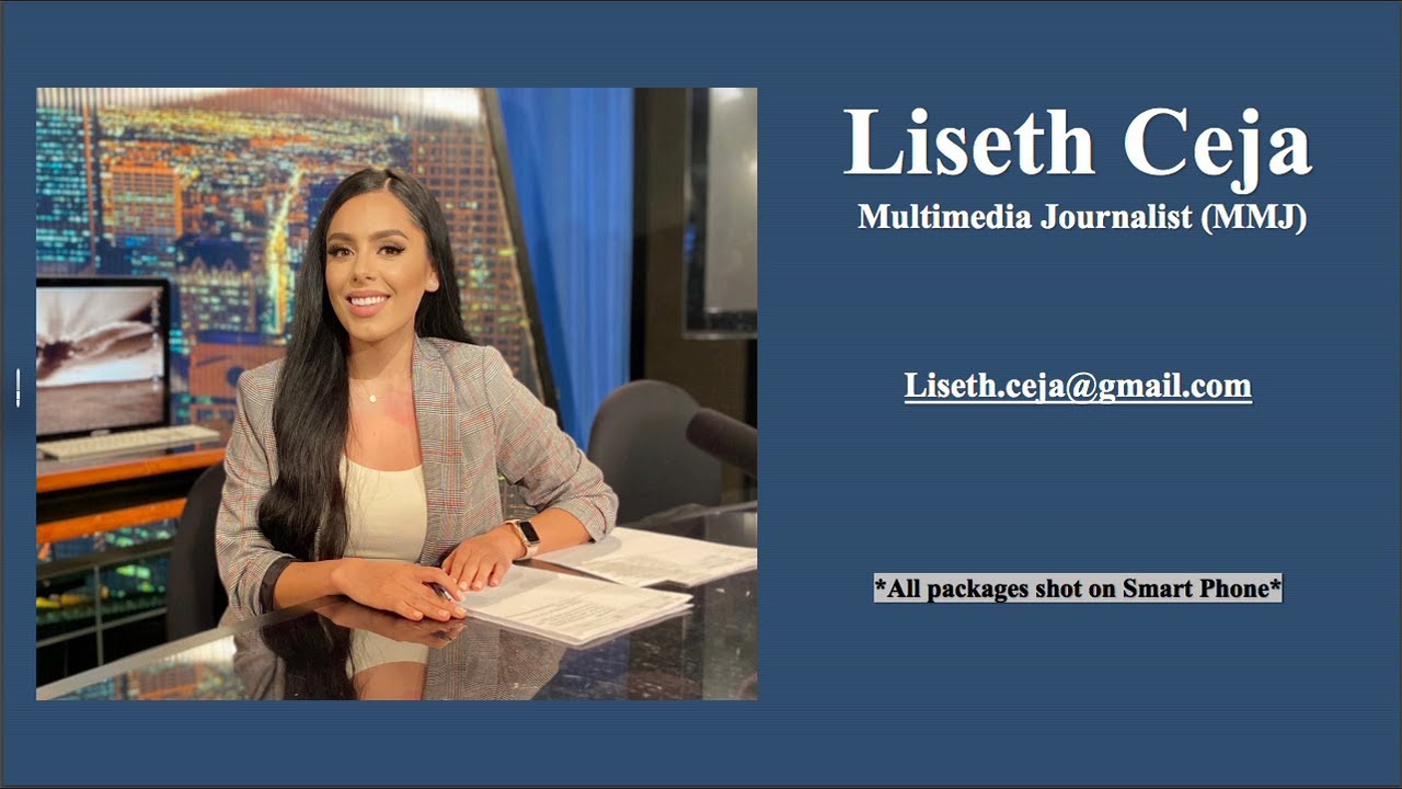 Liseth Ceja Reporter / MMJ Reel YouTube