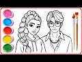 K-Pop Demon Hunters Rumi and Jinu | NEW K-Pop Demon Hunters Coloring Pages