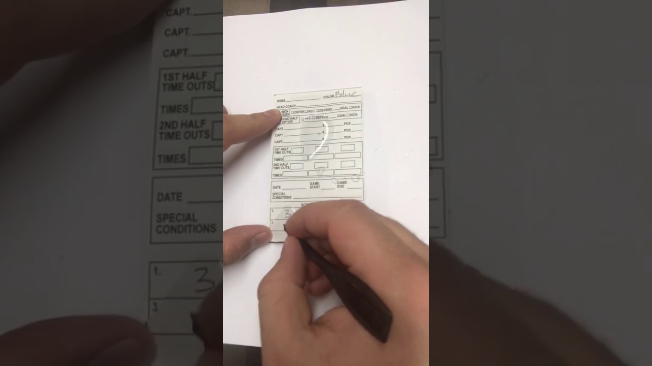 Rite in the Rain Football Official Game Cards