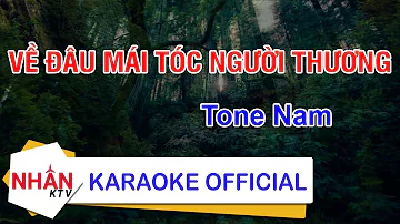 ve dau mai toc nguoi thuong karaoke beat