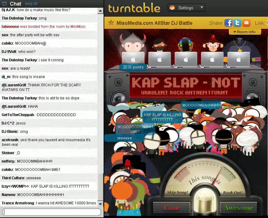 Kap Slap - Turbulent Rock Anthem (Turntable moombahton edit).avi