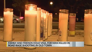 Vigil held for man killed in shooting near Old Town