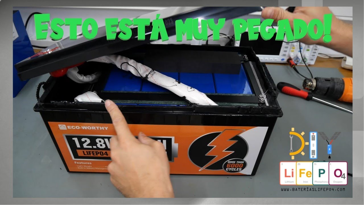 Cómo abrir una batería LiFePO4 con carcasa ABS sellada 🚍DIY ElectroCamper🚤