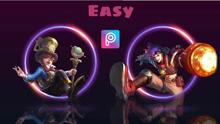 PicsArt tutorial Editing || Mobile Legends wallpaper|| Easy to make Mobile Legend wallpaper tutorial screenshot 5