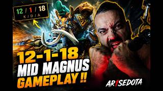 Ar1se Magnus Versus Lina Mid: Ultimate Lane Guide & Full Gameplay 🗺️Dota 2 !!