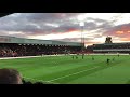 Griffin Park, Brentford, Stunning Sky with Heathrow air traffic! FA Cup weekend, Sat 4 Jan 2020