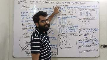 Matrices and Determinants | Class 10 Maths [New Book] Sindh Board | Introduction