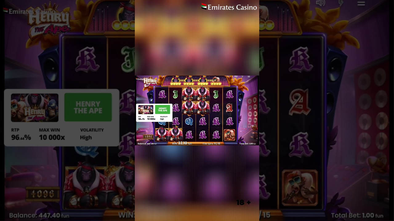 🦍 HENRY THE APE 🎰 by Push Gaming