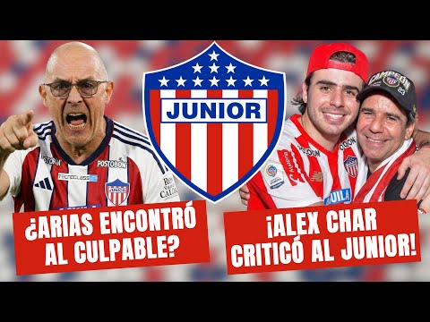 ¿ARIAS ENCONTRÓ AL CULPABLE EN JUNIOR? ¿QUIÉN ES? ¡Alex Char Criticó al Equipo! | #100Tiburon