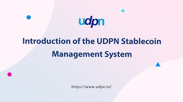 Introduction of the UDPN Stablecoin Management System