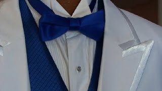 How to Button a Tuxedo Shirt : Tuxedos 101