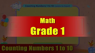 G1 - Module 1 - Introduction - Counting Numbers | Appu Series | Grade 1 Math Learning