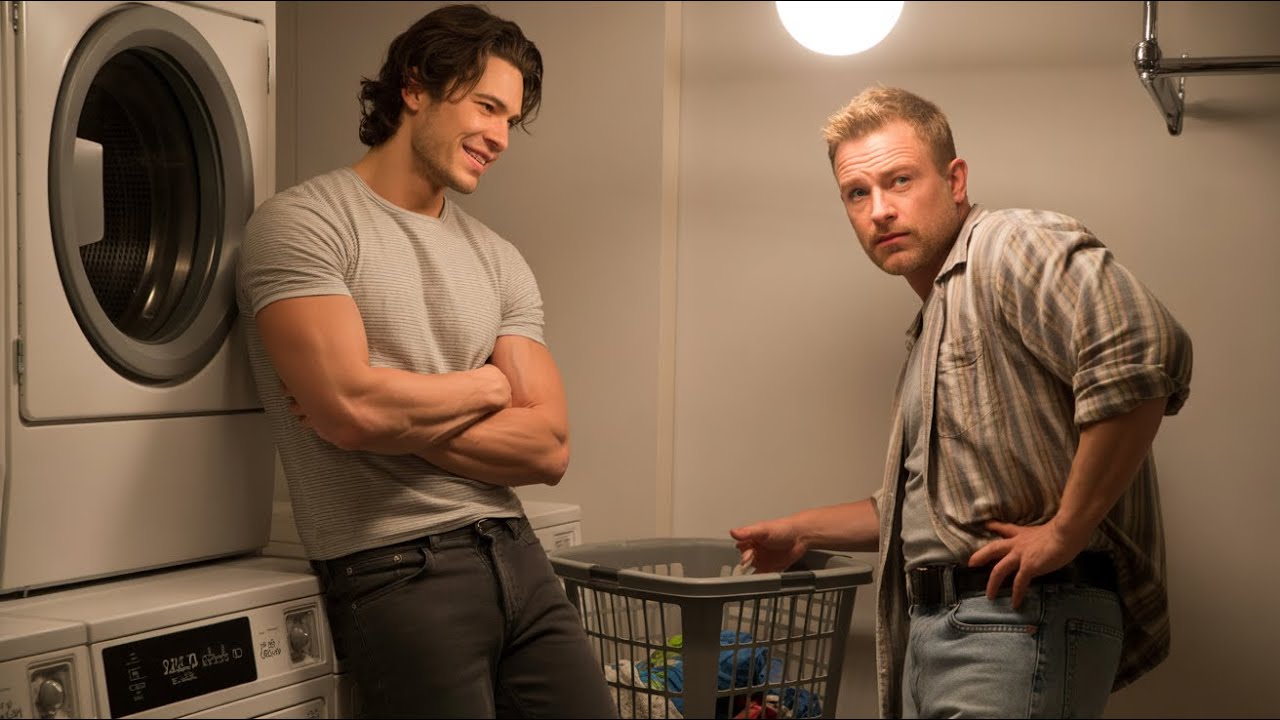 Two guys alone in the laundry room—he said heat makes clothes pointless