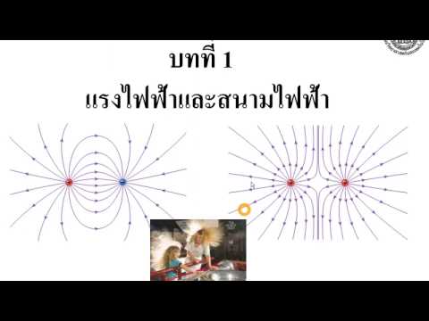 Lecture1 CH1 แรงและสนามไฟฟ้า