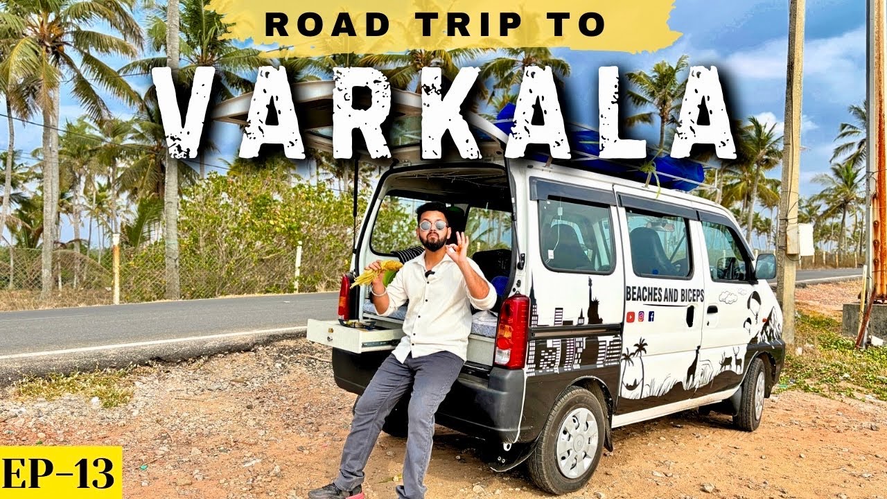 Epic Campervan Road Trip from Alleppey to Varkala! 🌊🚐 | Vanlife Kerala