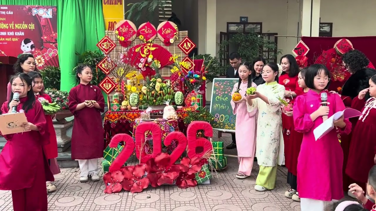 Thuyết trình mâm ngũ quả khối 5- Trường Tiểu học Thị Cầu