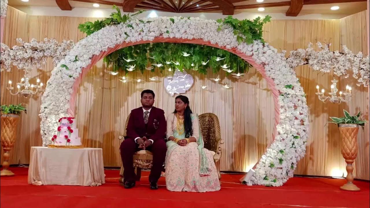 Jeffrey Sam With Irine Jeba Wedding Live Rex Studio Nagercoil