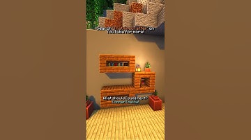 Shelf design in Minecraft!📚🔥✅ #minecraft #minecraftshorts