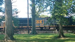 CSX 6 Engine Lashup for a Very Long Train