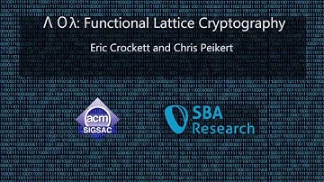 CCS 2016 - ΛОλ: Functional Lattice Cryptography