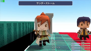 SMILE GAME BUILDER 3D Battle sysytem Test