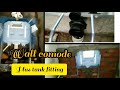 concealed Flush   tank fitting /wall comode tailet  fitting how #PBR...works