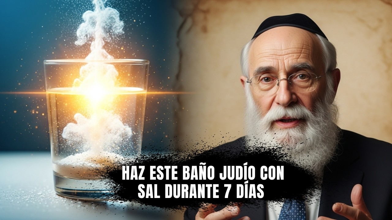 Haz este BAÑO JUDÍO con SAL durante 7 DÍAS – Y ELIMINA TODA ENERGÍA NEGATIVA