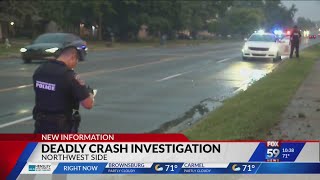 Man killed in single-vehicle crash on Indianapolis' northwest side