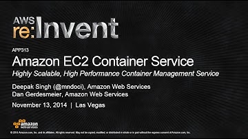 AWS re:Invent 2014 | (APP313) NEW LAUNCH: Amazon EC2 Container Service in Action