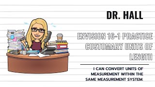 Envision 16-1 Practice: Customary Units of Length
